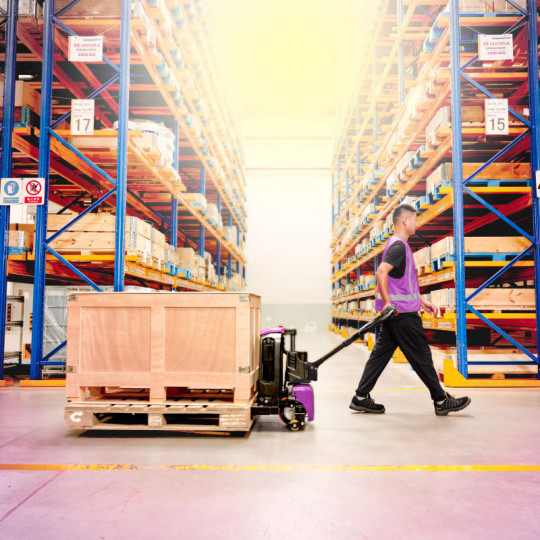 Electric pedestrian pallet truck | PTL 1.5 | 685 x 1150mm | Tandem wheel | AntOn by Jungheinrich