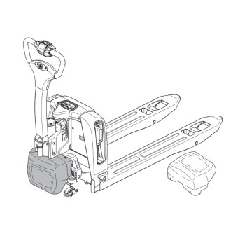 AntOn by Jungheinrich self-service package for PTL 1.5 - replace drive cover (for trucks with support wheels) | Jungheinrich