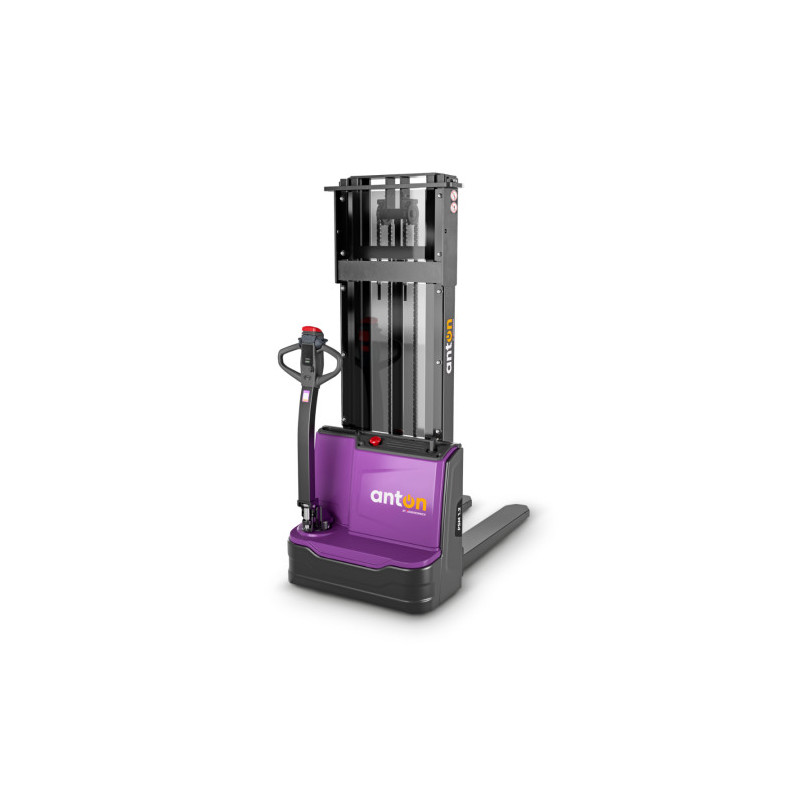 Electric Pedestrian Stacker PSM 1.2 | 1200 kg | Li-ion | AntOn by Jungheinrich - width across fork 685 mm
